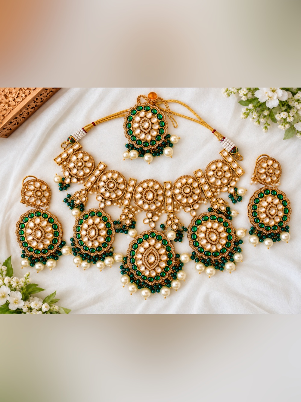 Mosannite necklace set